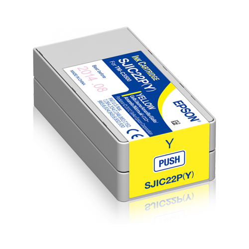 SJIC22P(Y): Ink cartridge for ColorWorks C3500 (yellow)