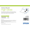 High Gloss Label, Continuous Roll, 76mm x 33m